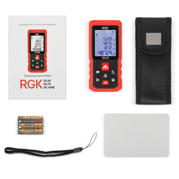 Лазерная рулетка с угломером RGK DL70 Арт. 4610011873911_1