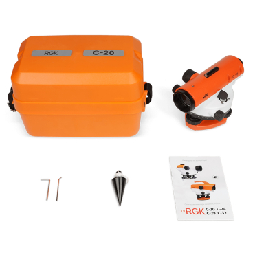 Комплект нивелир оптический RGK C-20 + AMO S5 + RGK S6-N Арт. 752213_2